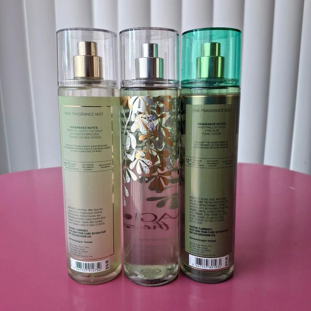 Bath & Body Works WAIKIKI COCONUT MAGIC IN THE AIR WATERMELON MOJITO Mist Set